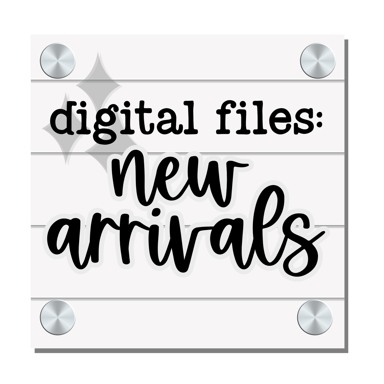 Clickable icon for a digital collection: digital files, new arrivals