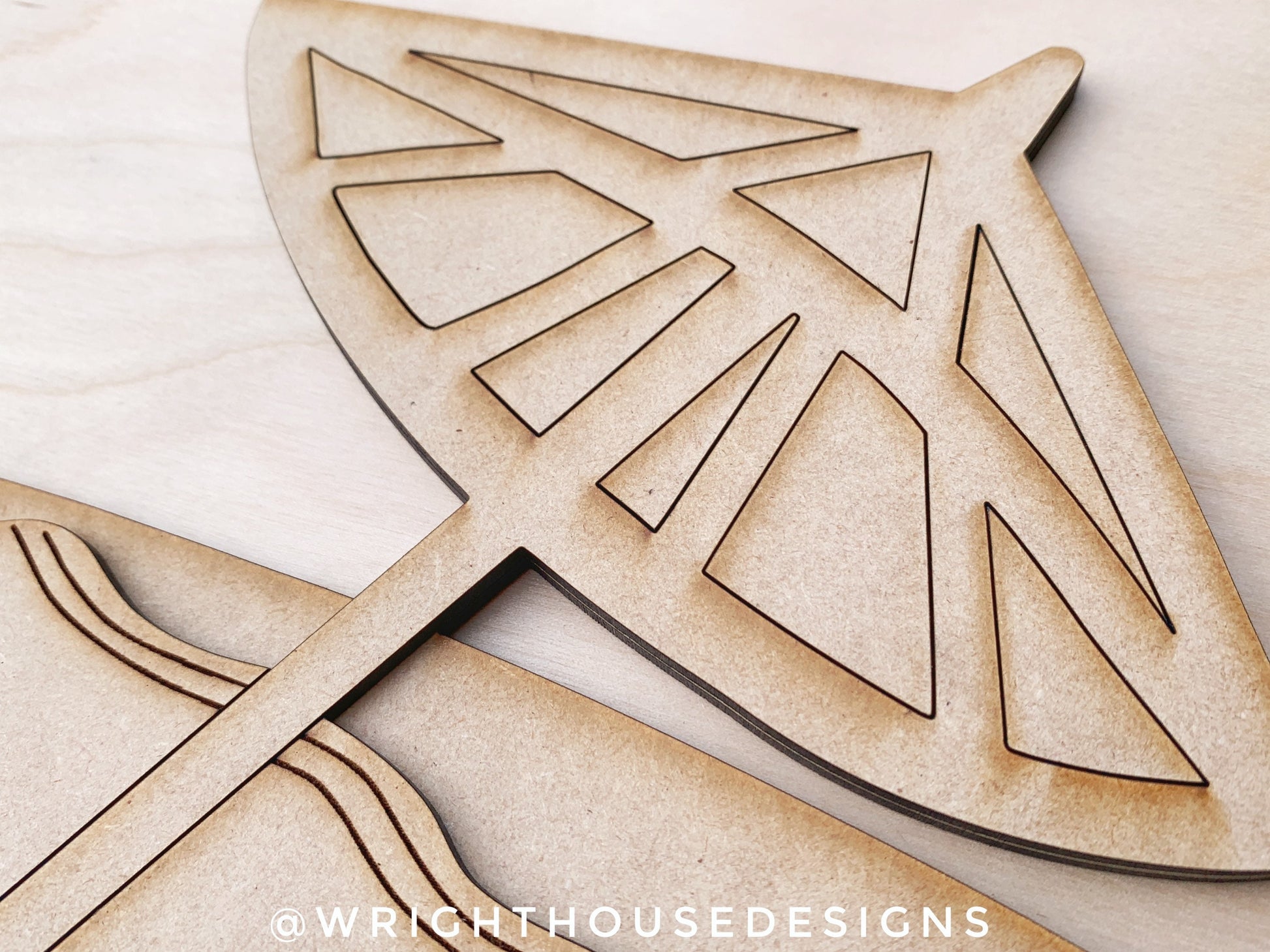 Beach Bum Umbrella Summer Door Hanger Round Bundle - Sign Making and DIY Kits - Cut File For Glowforge Lasers - Digital SVG File