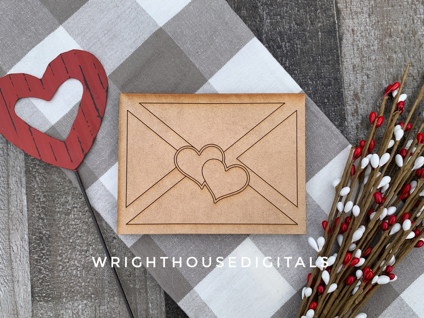 Valentine’s Diy Mailbox - Gift Card Holder Set - Tier Tray Craft - Files for Laser Making - SVG Cut File For Glowforge - Digital File