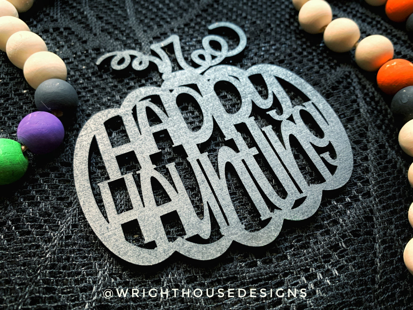 Pumpkin Welded Word Ornament Bundle For Halloween Trees - Trick or Treat Pumpkins - Quick Cut File For Glowforge Lasers - Digital SVG File