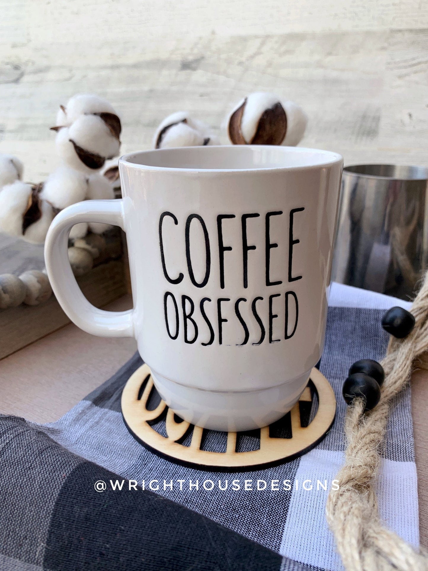 The Lovers Coffee and Tea Coaster Set - Yours, Mine, Ours - Quick Cut Files for Laser Making - SVG Cut File For Glowforge - Digital File