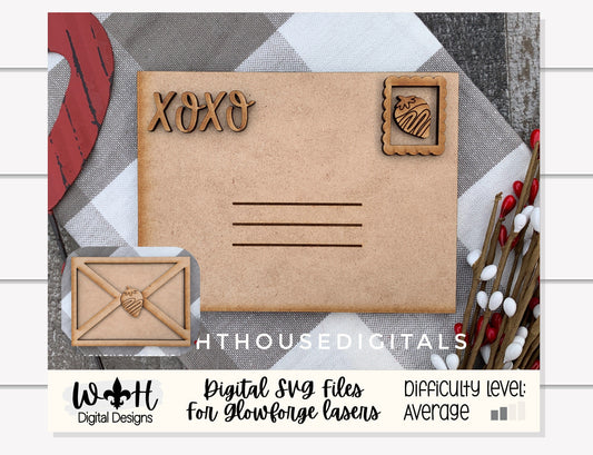 Valentine’s Day Letters Diy Set - Coffee Bar Sign - Files for Laser Making - SVG Cut File For Glowforge - Digital File