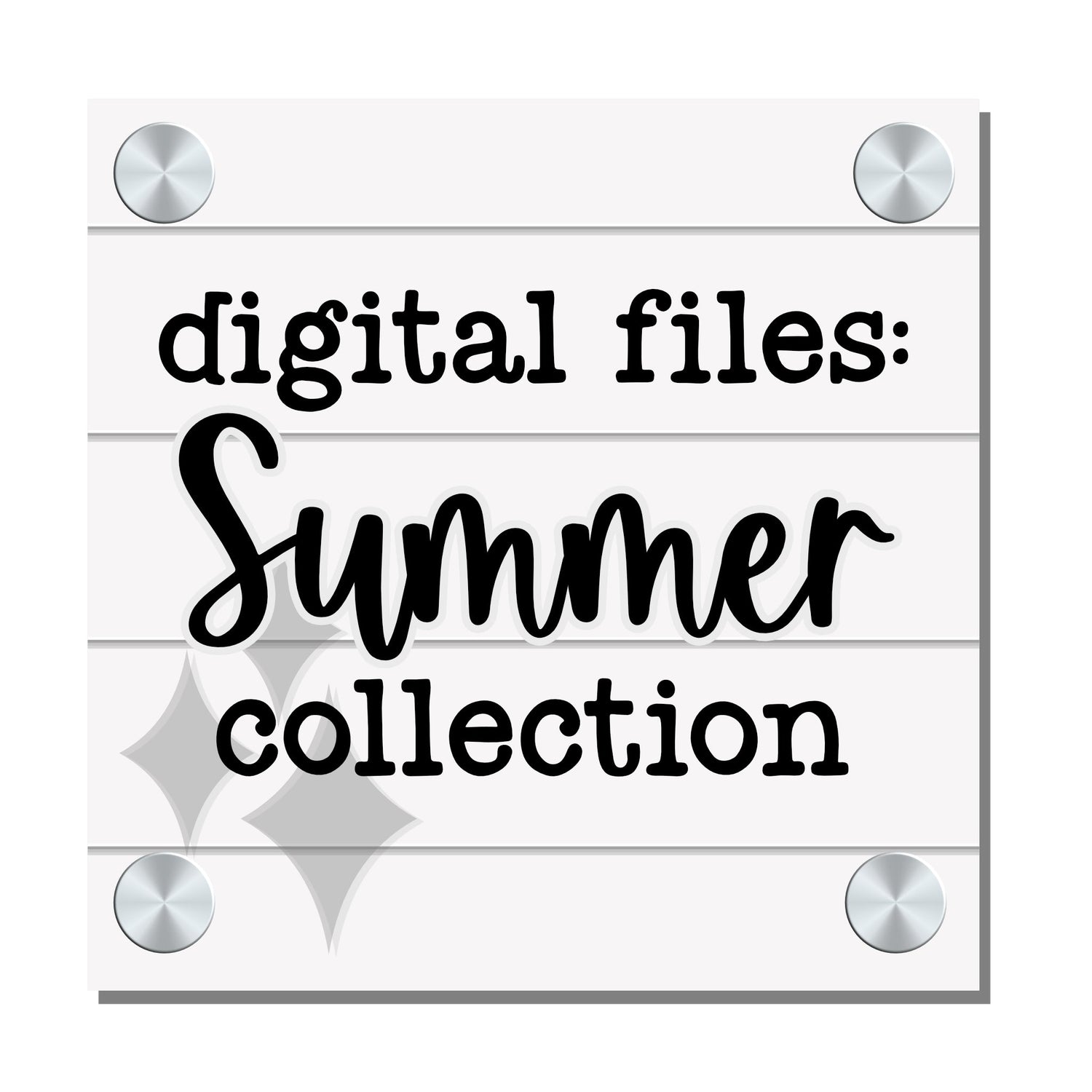 Clickable icon for a digital collection: digital files, Summer collection