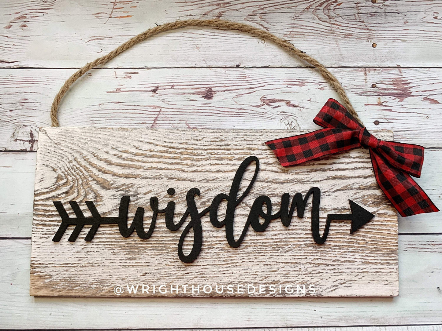 Wisdom, Strength, Courage - Welded Arrow Words - Files for Sign Making - SVG Cut File For Glowforge - Digital File