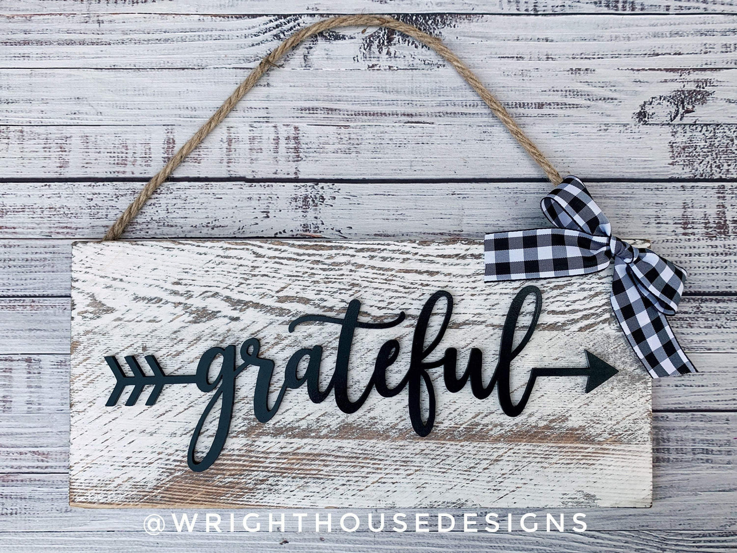 Thankful, Blessed, Grateful - Welded Arrow Words - Files for Sign Making - SVG Cut File For Glowforge - Digital File