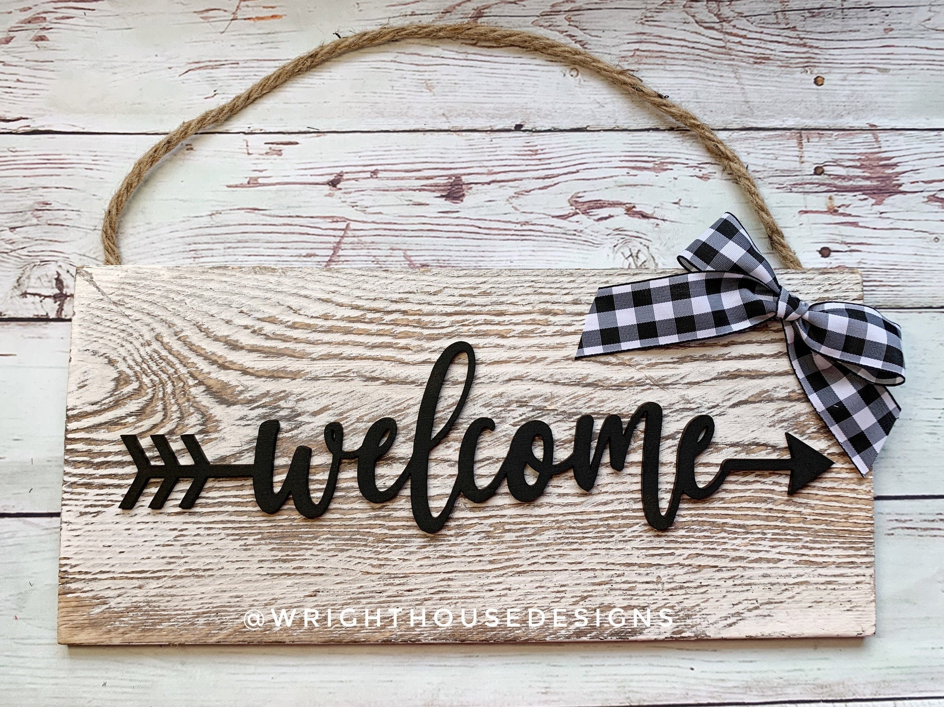 Hello, Welcome, Home Arrows - Place Settings - Welded Words - Files for Sign Making - SVG Cut File For Glowforge - Digital File
