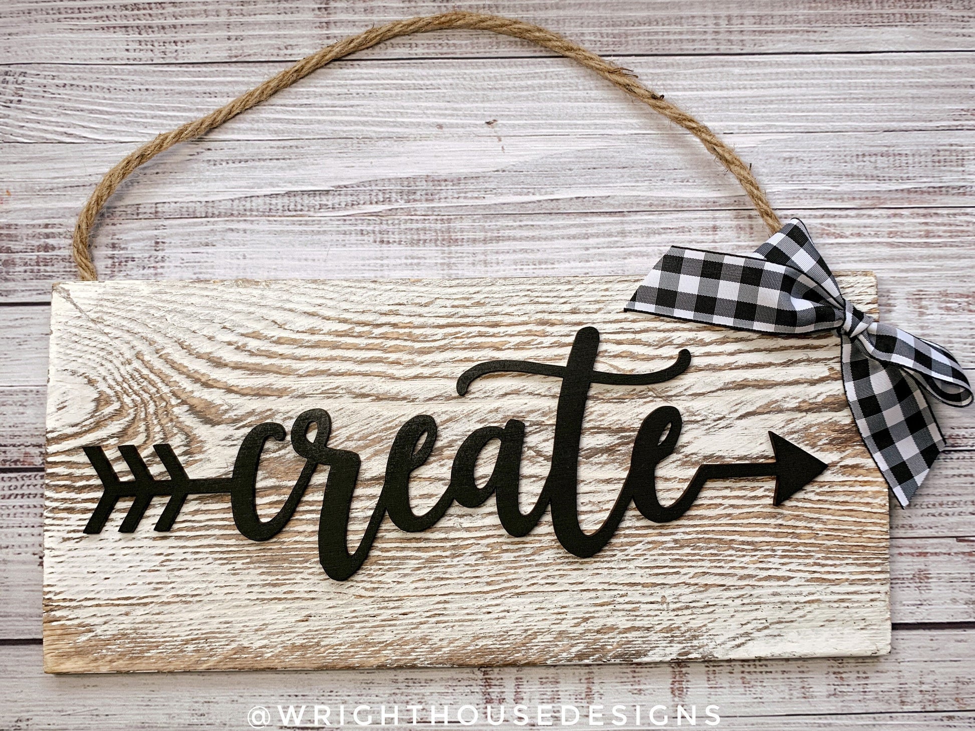 Dream, Make, Create - Welded Arrow Words - Files for Sign Making - SVG Cut File For Glowforge - Digital File