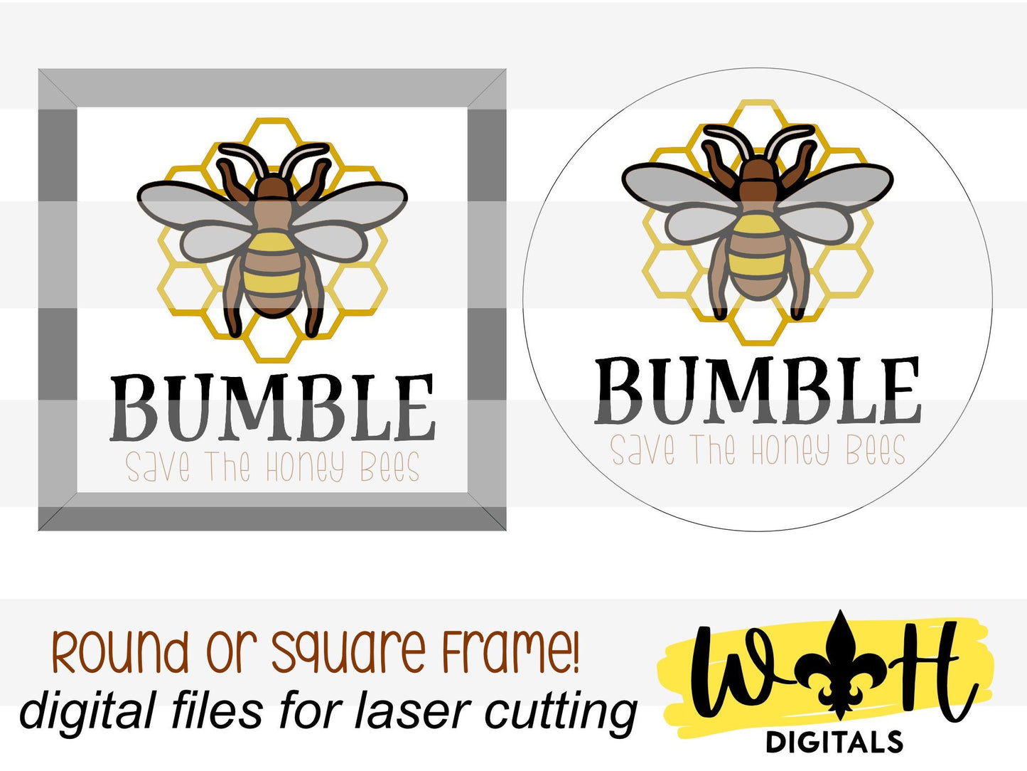 Mason Jar Save The Honey Bees Shelf Sitter Round - Farmhouse Sign Making and DIY Kits - Cut File For Glowforge Lasers - Digital SVG File