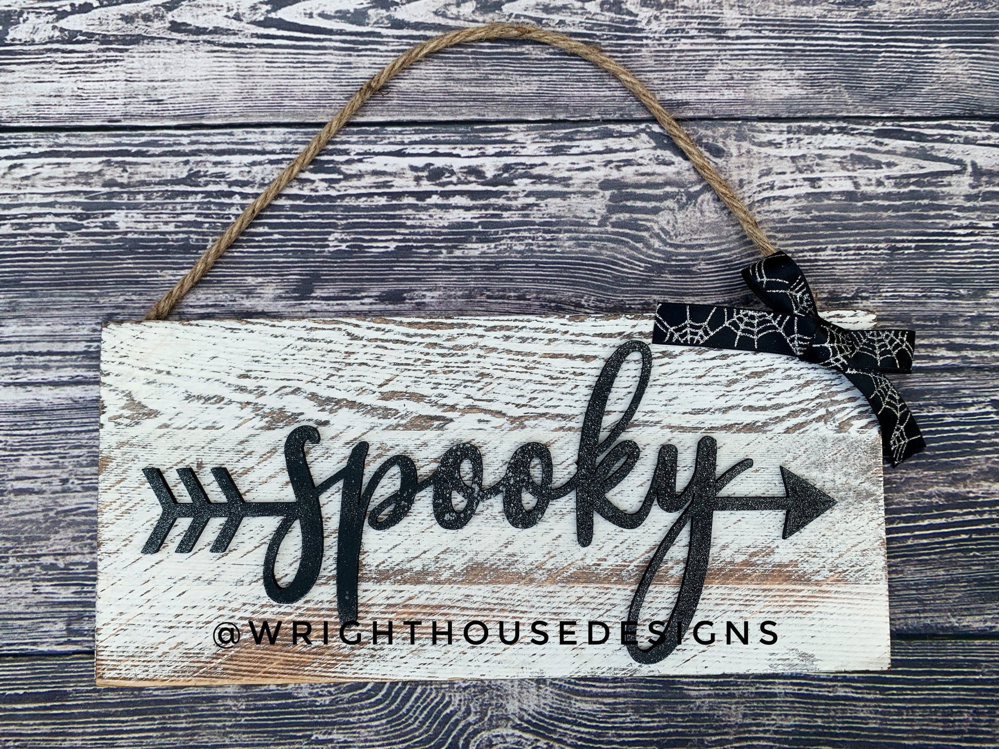 Beware, Spooky, Haunted, Frightful Arrows - Place Setting Words - Files for Sign Making - SVG Cut File For Glowforge - Digital File
