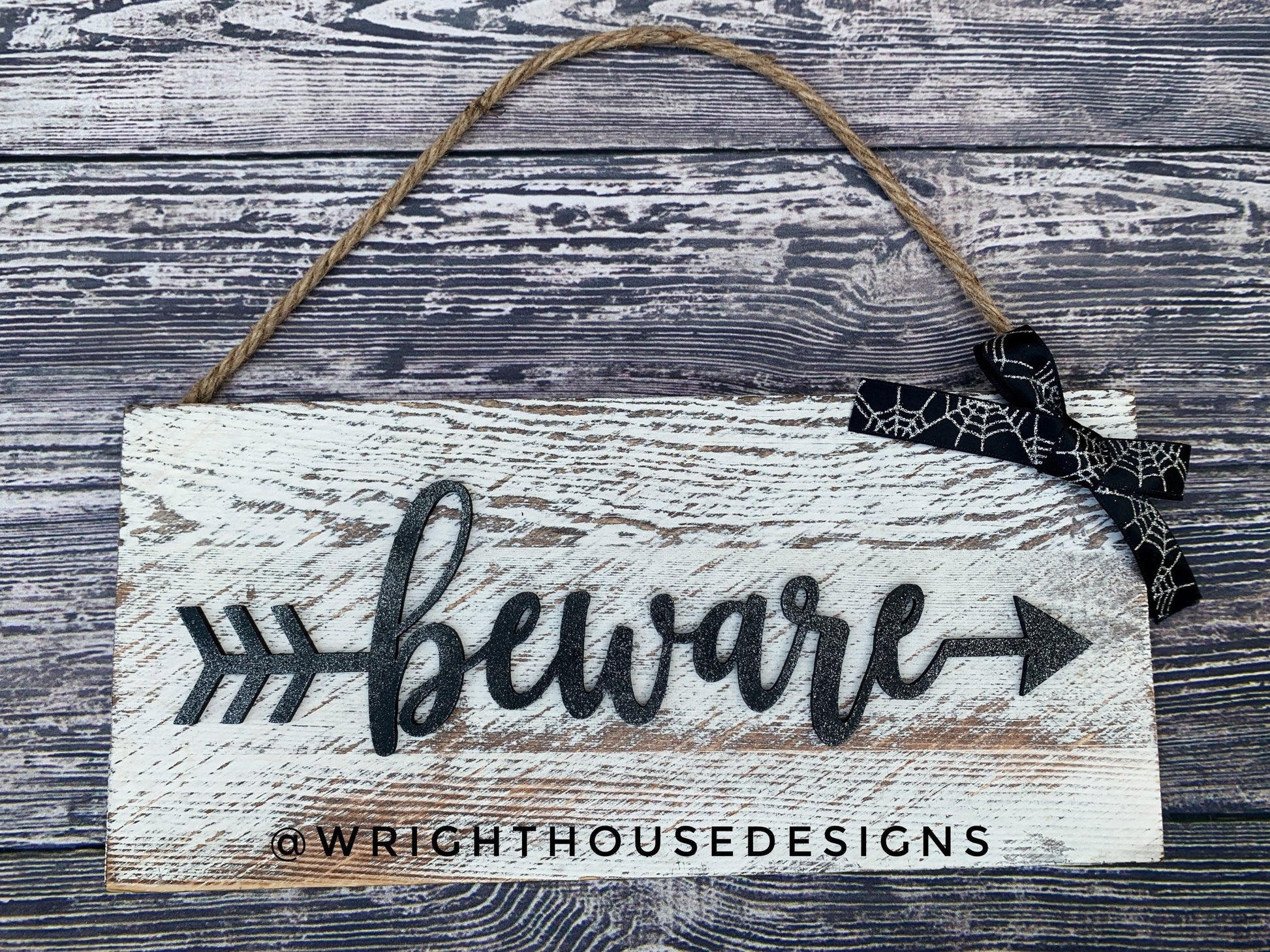 Beware, Spooky, Haunted, Frightful Arrows - Place Setting Words - Files for Sign Making - SVG Cut File For Glowforge - Digital File