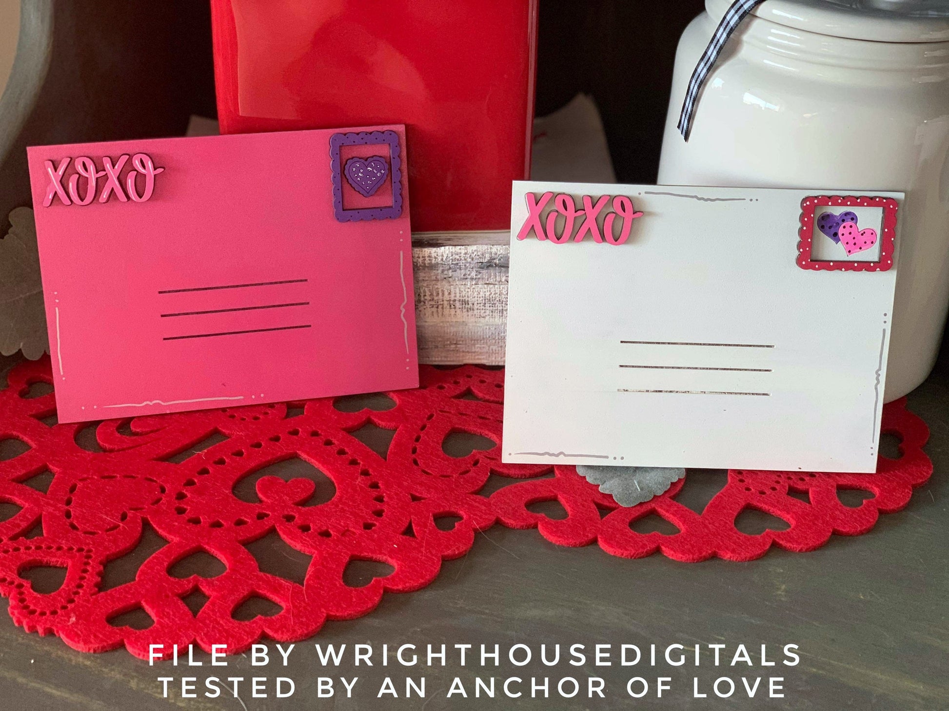 Valentine’s Day Letters Diy Set - Coffee Bar Sign - Files for Laser Making - SVG Cut File For Glowforge - Digital File