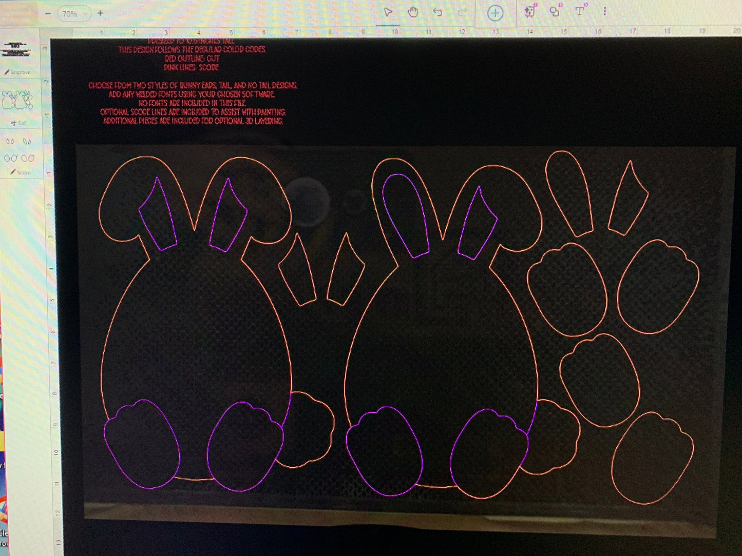 Easter Egg Bunny Sign For Nursery - Baby Announcement - First Easter - Customizable Quick Cut File For Glowforge Lasers - Digital SVG File