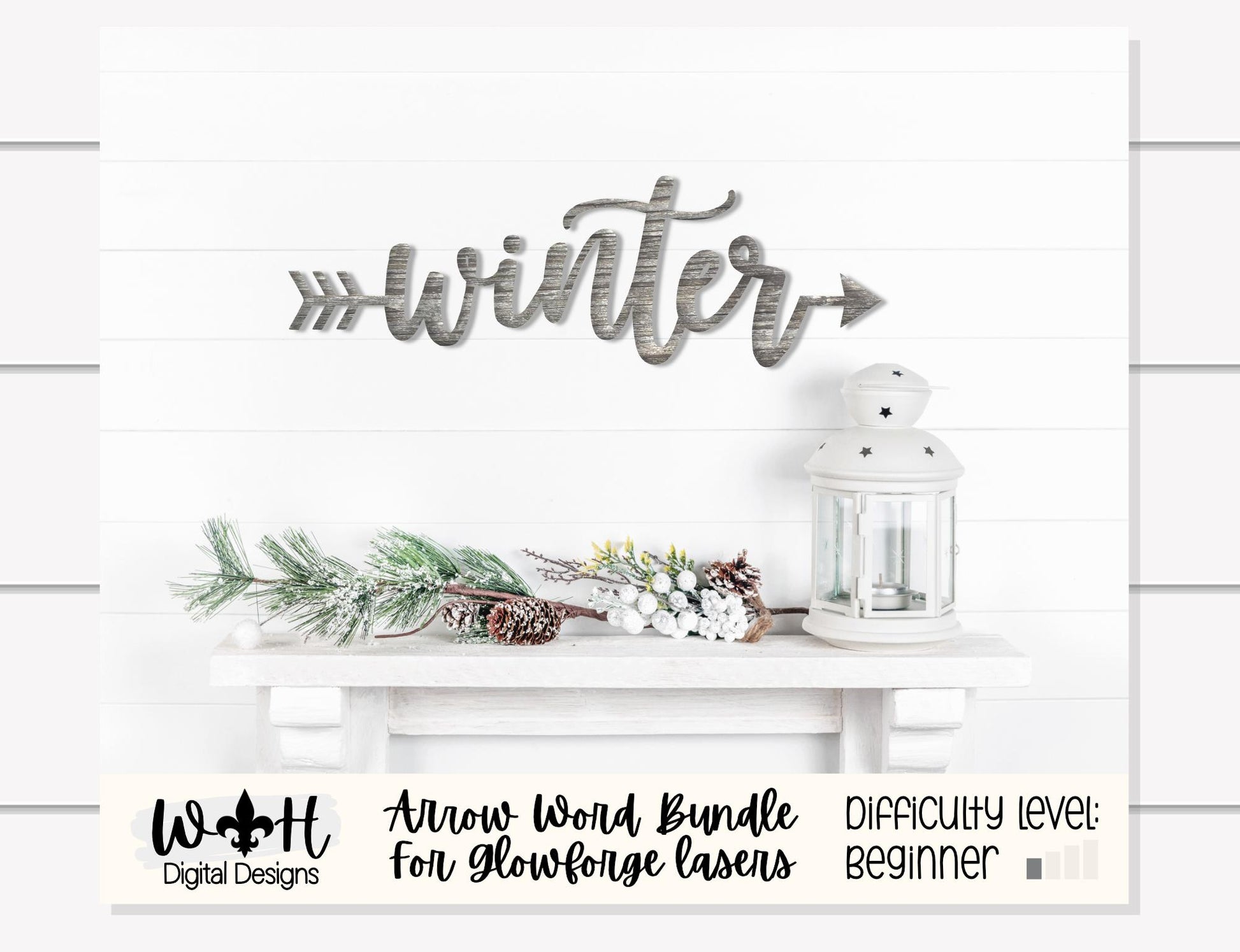 Four Seasons - Spring Summer Autumn Winter Arrows - Place Settings - Files for Sign Making - SVG Cut File For Glowforge - Digital File