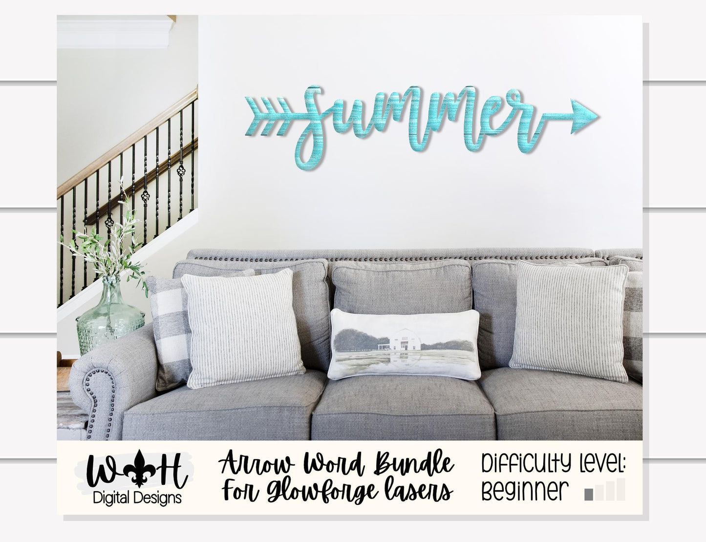 Four Seasons - Spring Summer Autumn Winter Arrows - Place Settings - Files for Sign Making - SVG Cut File For Glowforge - Digital File