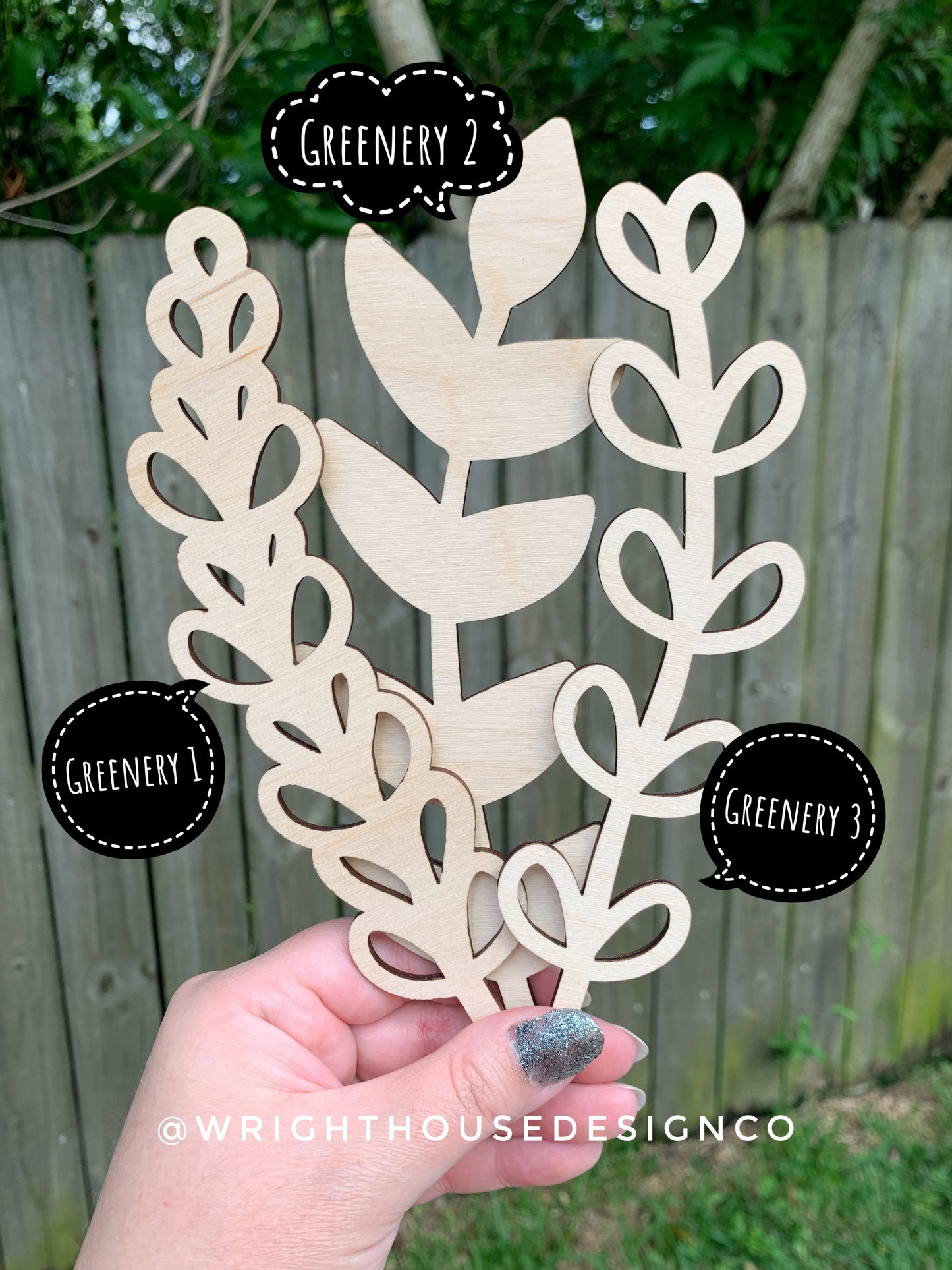 Laser Cut Wooden Flowers - Decorative Flowers For Mom - Build a Bouquet for Mother’s Day