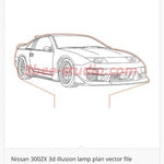 Load image into Gallery viewer, Nissan - Acrylic LED Base Light For Car Enthusiasts
