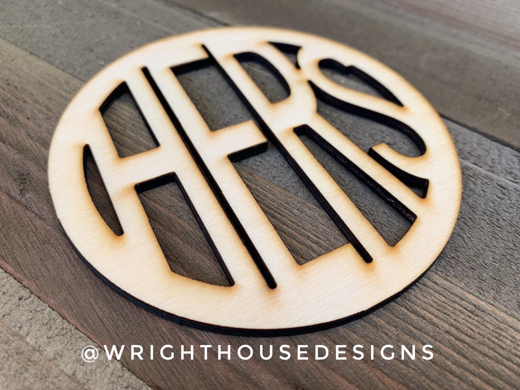 His and Hers - Wooden Drink Coaster Set - Coffee Enthusiast Table Accessories - Coffee and Tea Lover Coasters