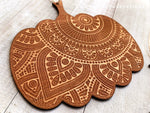 Load image into Gallery viewer, Wooden Arabesque Pumpkins - C02 Laser Engraved - Wall Ornament and Accents - Autumn Decor - Fall Decor - Halloween Decor - Pumpkin Season - Wright House Designs
