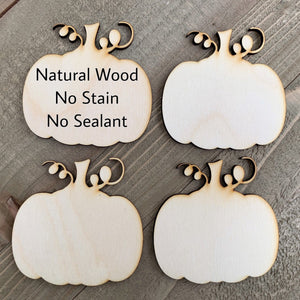 Wooden Arabesque Pumpkins - C02 Laser Engraved - Wall Ornament and Accents - Autumn Decor - Fall Decor - Halloween Decor - Pumpkin Season - Wright House Designs