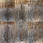 Load image into Gallery viewer, Laser Engraved Astrological Zodiac Acrylic Keychain - Constellation Star Sign Key Ring - Laser Cut Moon and Star - Personalized Novelty Gift
