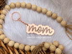 Load image into Gallery viewer, Mom Engraved Mirrored Acrylic Keychain - Customized - Mother&#39;s Day Presen - Gift For Her - From The Kids
