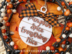 Load image into Gallery viewer, Pumpkin Lovers - Autumn Shiplap Wooden Tree Ball Ornament Set of 5 - Christmas Tree - Stocking Stuffer - Present Tag - Place Setting
