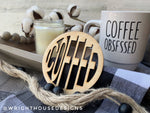 Load image into Gallery viewer, Coffee Wooden Drink Coaster Set - Coffee Table Accessories - Coffee Lover Coasters For Enthusiasts
