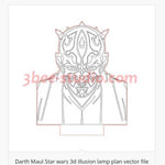 Load image into Gallery viewer, Star Wars Characters - Acrylic LED Base Light For Movie Enthusiasts
