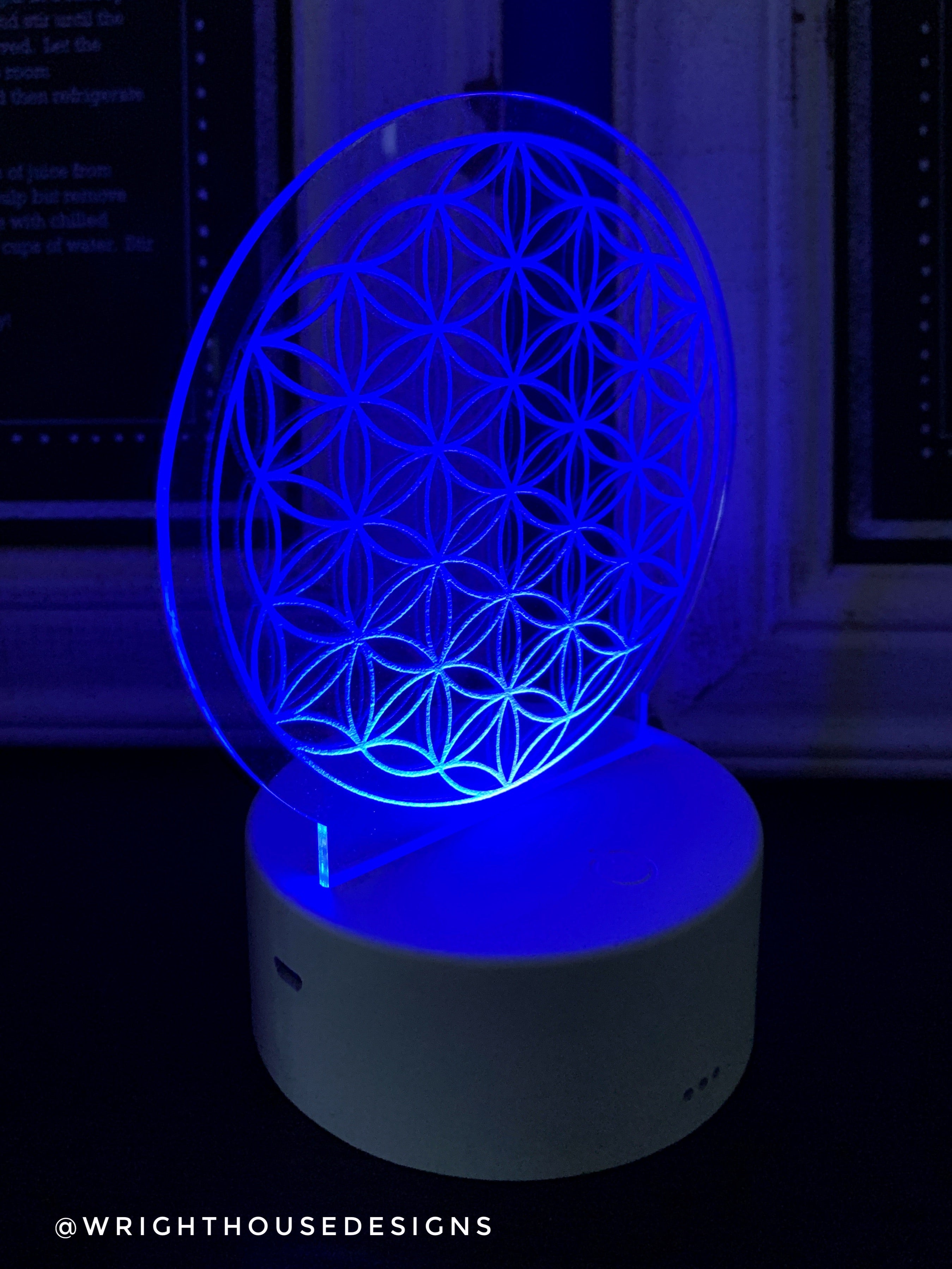 Interchangeable Acrylic LED Base Lights - Custom Requests