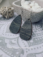 Load image into Gallery viewer, Minimalist Dangle Earrings - Select A Stain - Rustic Birch Wooden Handmade Jewelry
