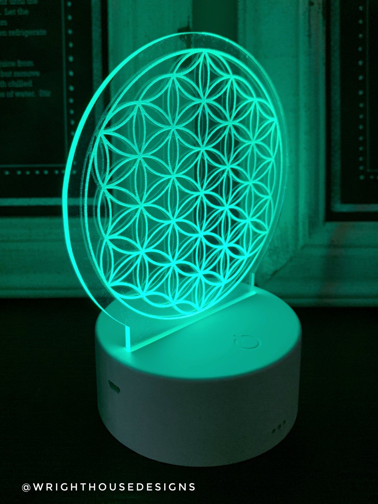 Flower of Life - Acrylic LED Base Light