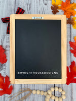 Load image into Gallery viewer, Fall Bucket List Chalkboard Checklist - Hanging Decor
