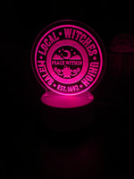 Load image into Gallery viewer, Salem Local Witches Union - Acrylic LED Base Light

