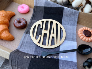 Chai Tea Wooden Drink Coaster Set - Coffee Enthusiast Table Accessories - Coffee and Tea Lover Coasters
