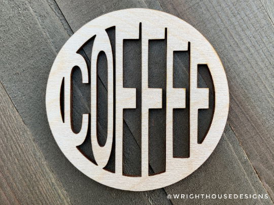 NSFW Married Couple Curse Word - Wooden Coaster Set